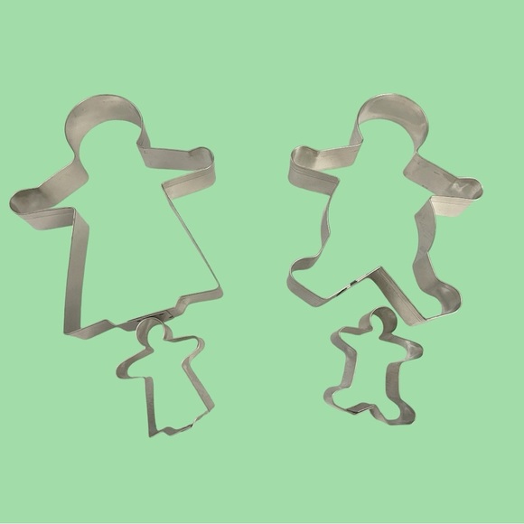 Vintage Gingerbread Family Cookie Cutters - Picture 5 of 5